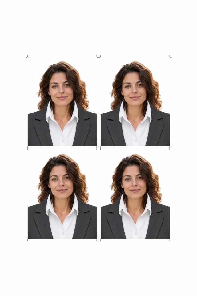 Belge fotoğrafları ve doğru boyutlu bir baskı sayfası hazırlayın